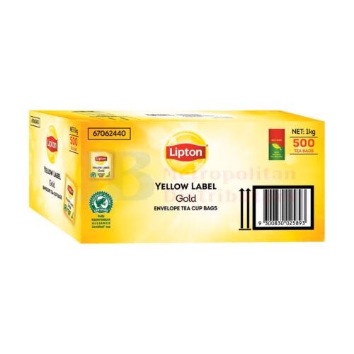 Lipton Yellow Label Gold Envelope Tea Bags (500 Pack)