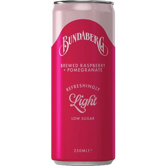 Bundaberg Refreshingly Light Raspberry & Pomegranate 250ml
