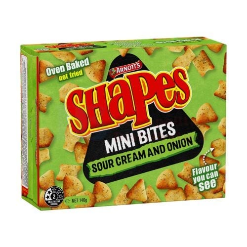 Shapes Mini Bites Sour Cream & Onion 140g