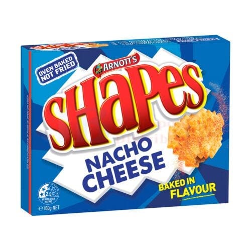 Arnotts Shape Nacho Cheese 160g