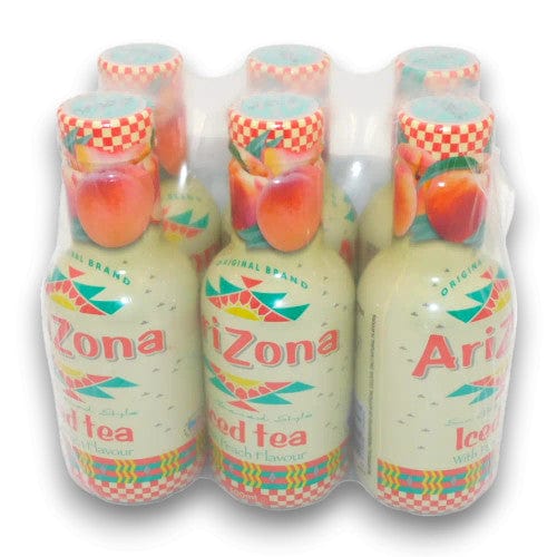 Arizona Iced Tea -  Peach (6 x 500ml Bottles)