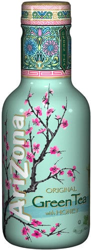 Arizona Ice Tea - Green Tea with Honey (12 x 500ml)