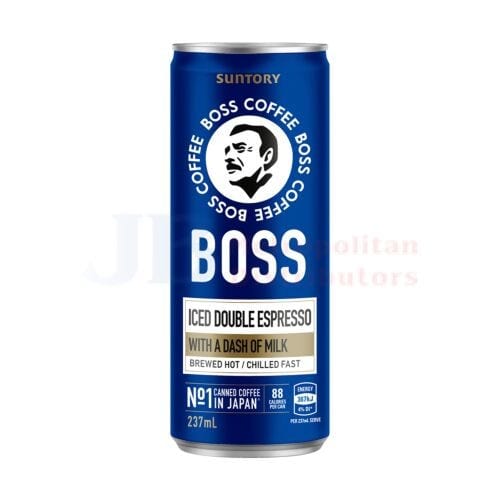 Boss Coffee Iced Double Espresso 237ml