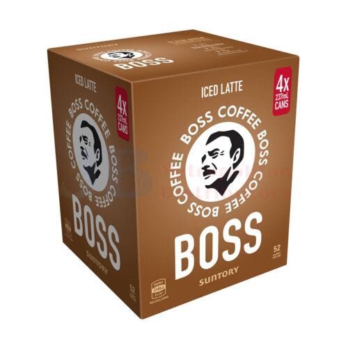 Boss Coffee Iced Latte 237ml