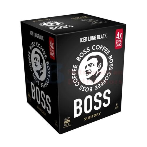 Boss Coffee Long Black 237ml