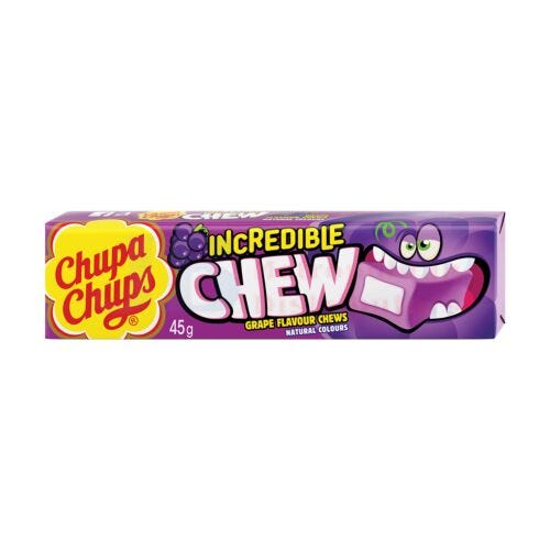 Chupa Chups Incredible Chew Grape 45g