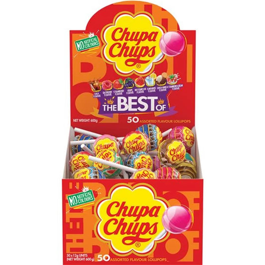 Chupa Chups Best of 50 (50 Pieces) 12g