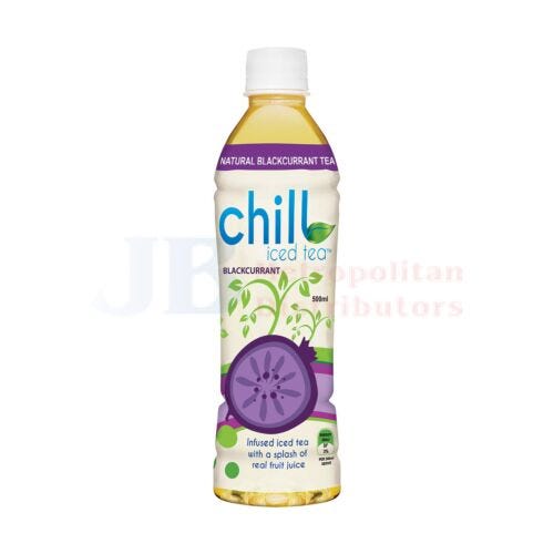 Chill Iced Tea Blackcurrant 500ml