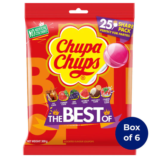 Chupa Chups Best of Lollipops 25 units 300g 300g