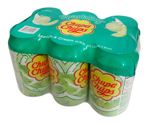 Chupa Chups Drink -  Melon (6 x  345ml Cans)