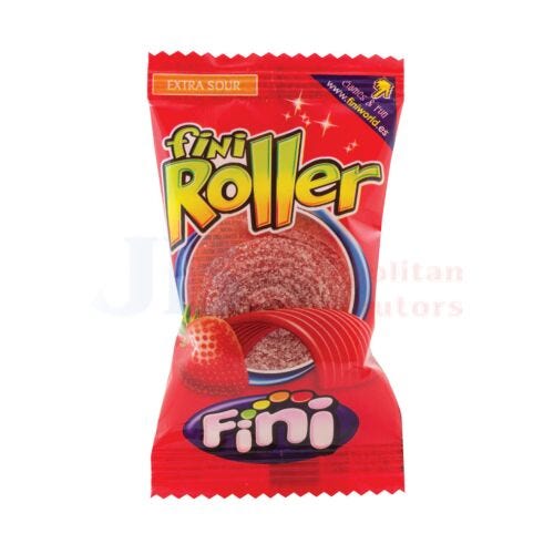 Fini Sour Strawberry Roll (40 Piece)