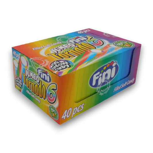 Fini Jumbo Tornado Bars - Rainbow (40 bars in a display unit)