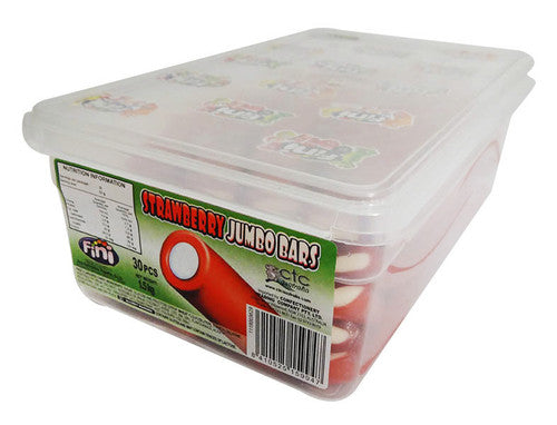 Fini Strawberry Jumbo Bars (50g x 30pc display tub)