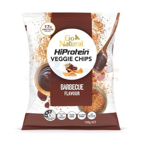 Go Natural Hiprotein Veggie Chips Bbq 100g