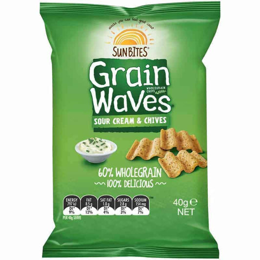 Grain Waves Sour Cream & Chives 40g