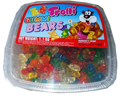 SUPER SPECIAL - Trolli Gummi Bear Tub (1.1kg)