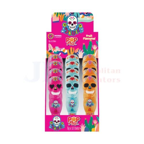 Pop Pals Skull Fruit Flavoured 8g