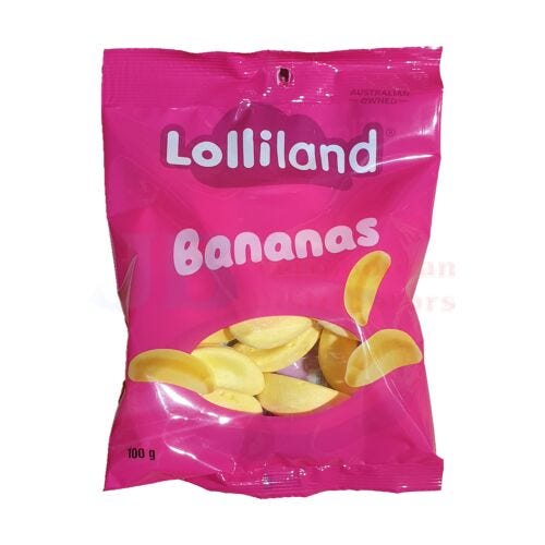 Lolliland Bananas 100g