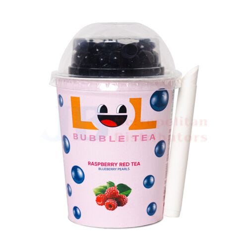 Lol Raspberry Red Tea + Blueberry Pearls 275ml