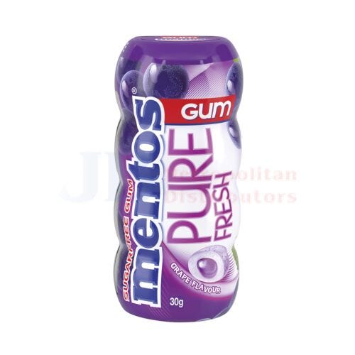 Mentos Bottle Grape 30g