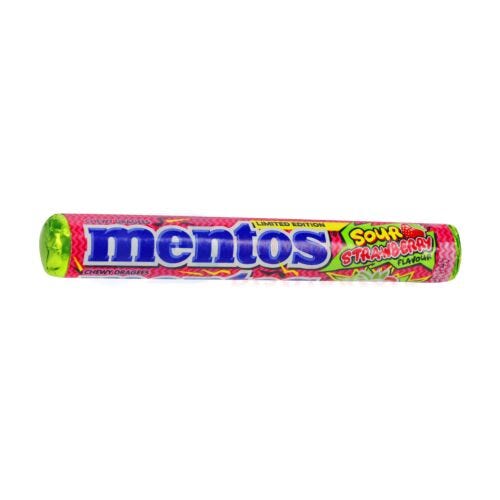 Mentos Sour Strawberry Roll 37.5g