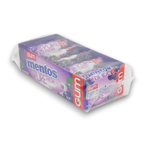 Mentos - Sugar free - Pure Fresh Gum - Grape (10x 30g Bottle)