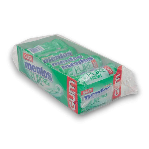 Mentos - Sugar free - Pure Fresh Gum - Spearmint (10x 30g Bottle)