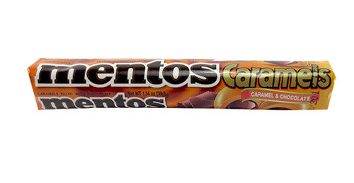 Mentos Choco Roll - Caramel (38g roll x 12 Display Unit)