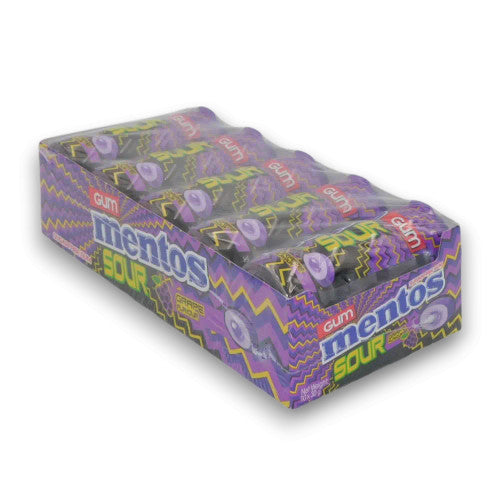 Mentos Gum - Sour Grape (10 x 30g Bottle)