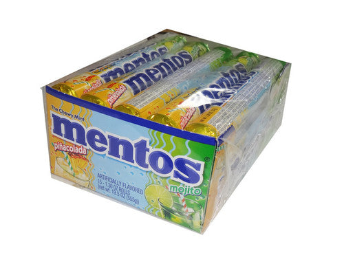 Mentos - Pinacolada Mojito (15 Roll Display Unit)