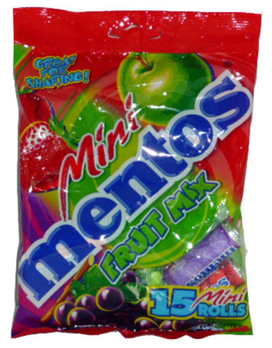 Mini Mentos 15 Roll Fruit Mix Bag