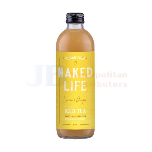 Naked Life Iced Tea Lemon & Ginger 350ml
