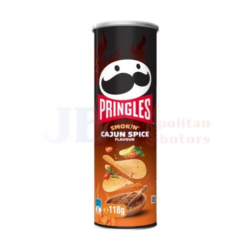 Pringles Smokin' Cajun Spice 118g
