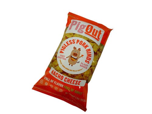 PigOut Pigless Pork Rinds - Nacho Cheese (99g bag)