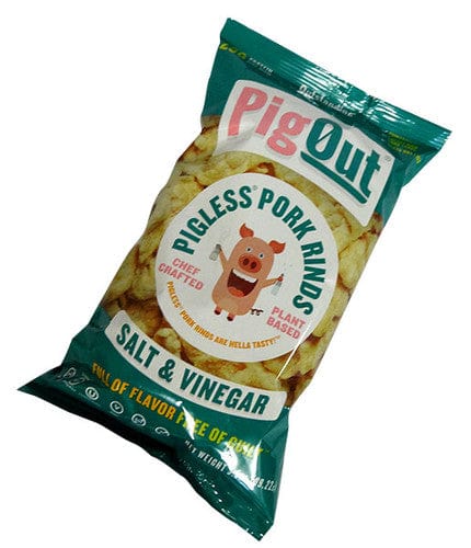 PigOut Pigless Pork Rinds - Salt & Vinegar (99g bag)