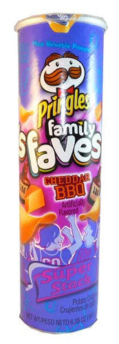 Pringles - Family Faves - Cheddar BBQ (181g tube)