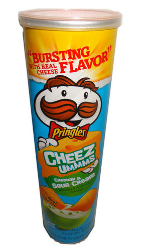 Pringles - Cheez Ummms -Cheddar and Sour Cream (181g tube)