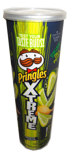 Pringles - Extreme Screamin Dill Pickle (169g tube)