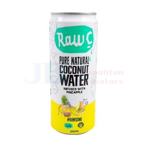 Raw C Coconut Water Infused With Pineapple 325ml