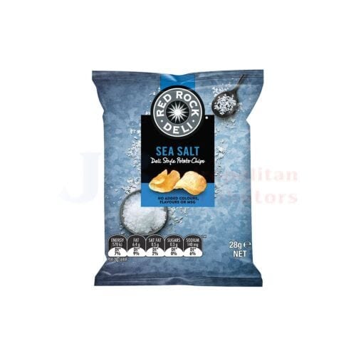 Red Rock Deli Plain Salted 28g (21 Pack)