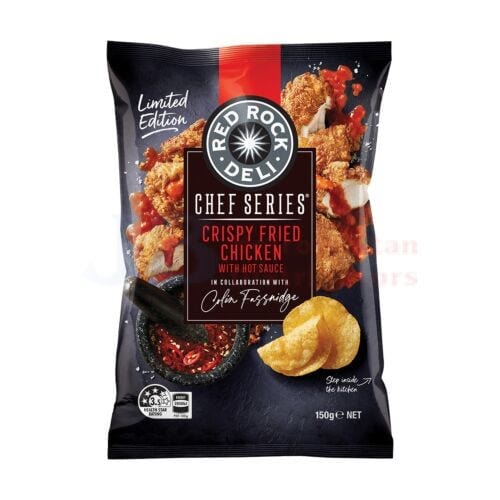 Red Rock Deli Crispy Fried Chicken With Hot Sauce 150g