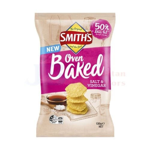 Smith's Baked Salt & Vinegar 130g
