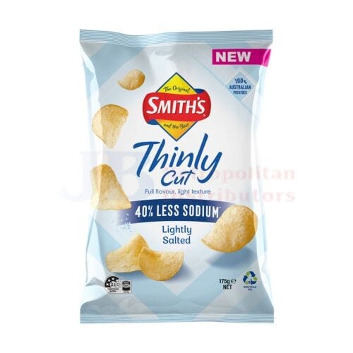 Smith's Thinly Cut Lightly Salted 175g