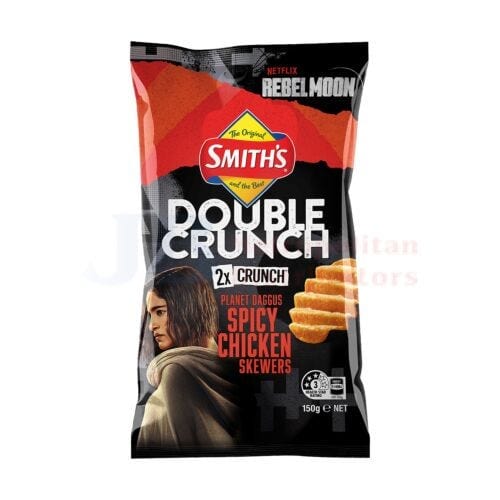 Smith's Double Crunch Planet Daggus Spicy Chicken Skewers 150g
