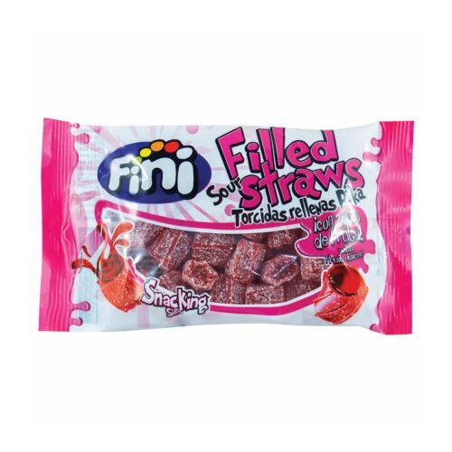 Fini Sour Filled Straws 50g