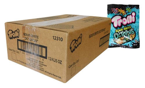 Trolli Sour Brite Octopus(12 x 120g bags)