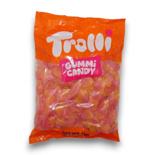 Trolli Sour Peach Hearts 2kg Bag (Approx 200pc)