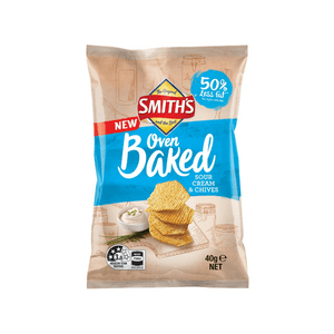 Smith's Oven Baked Sour Cream & Chives 40g