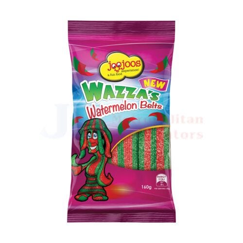 Joojoos Wazza's Belts Watermelon 160g