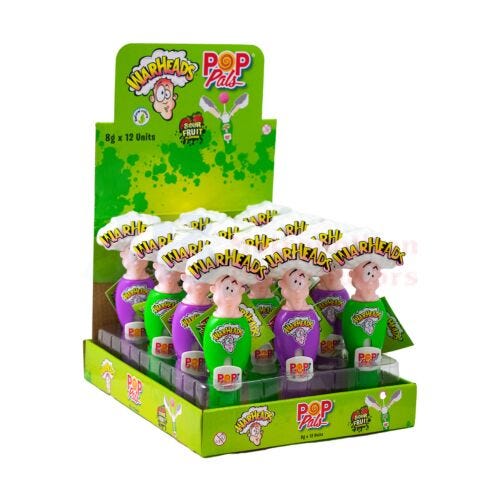 Warheads Pop Pals 8g
